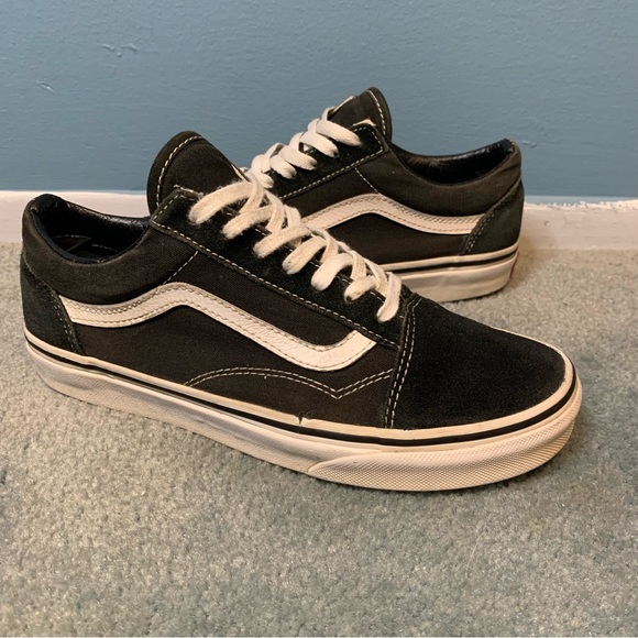 VANS Old Skool Classic Black / White Low Top Women’s Size 7.5 Men’s 6 Preowned - Picture 1 of 16